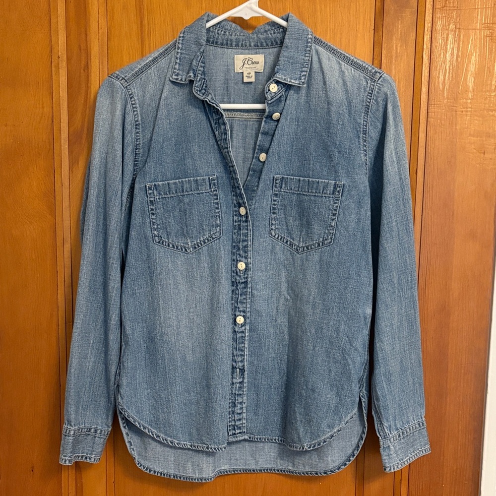 J.Crew Blue Denim Shirt